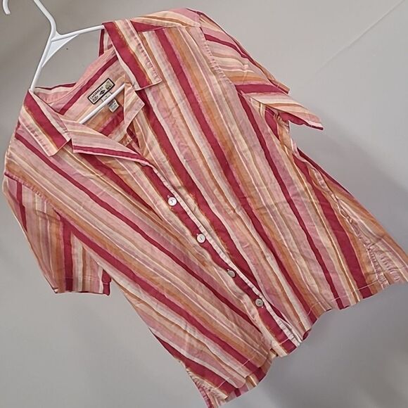 Caribbean Joe woman sz 1X 100% cotton patch - Picture 1 of 6